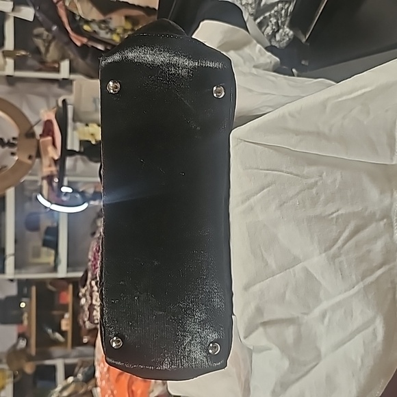 AUTHENTIC CHANEL QUILTED HAND TOTE BAG CANVAS/L… - Picture 7 of 12